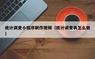 南阳统计调查小程序制作视频（统计调查表怎么做）